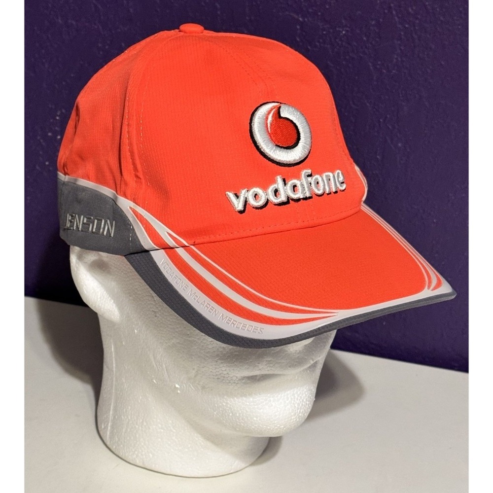 Vodafone McLaren Mercedes Jenson Button Cap F1 Team Official Pit Crew NWOT Rare